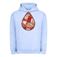 Pigment Grape Ice african fabric pattern teardrop earrings 3 Urban Hoodie - BundleAndBundleShop