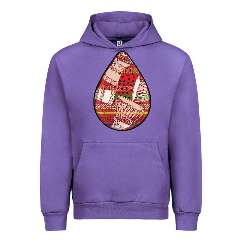 African Fabric Pattern Teardrop Earrings 3 Urban Hoodie by BundleAndBundleShop | Teevron