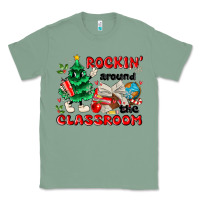 Sage rockin around the classroom Classic Tee - MaliasSmallBusiness