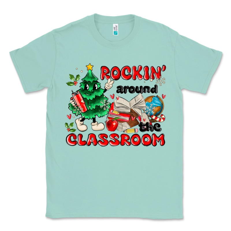 Rockin Around The Classroom Classic Tee by MaliasSmallBusiness | Teevron