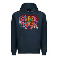 Navy super nurse Premium Hoodie - CowGirlArtShop
