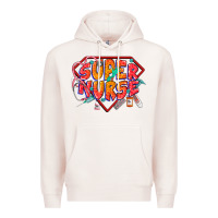 Pale Pink super nurse Premium Hoodie - CowGirlArtShop
