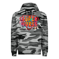 Slate Camo super nurse Premium Hoodie - CowGirlArtShop