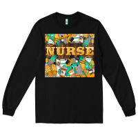 Black Green And Yellow Nurse Long Sleeve Tee - LillyAllenDesigns
