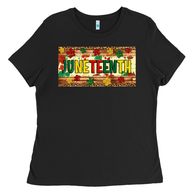 Juneteenth Licence Plate Template Ladies Tee by Artiststas | Teevron