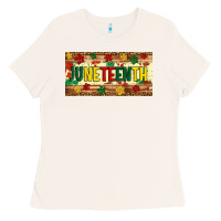 Bone juneteenth licence plate template Ladies Tee - Artiststas