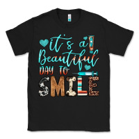 Black it’s a beautiful day to smile Classic Tee - JahusDesignShop