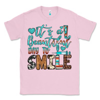 Bubblegum Pink it’s a beautiful day to smile Classic Tee - JahusDesignShop
