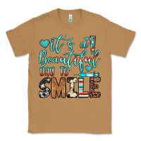 Toasted Coconut it’s a beautiful day to smile Classic Tee - JahusDesignShop
