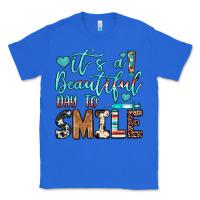 True Royal it’s a beautiful day to smile Classic Tee - JahusDesignShop