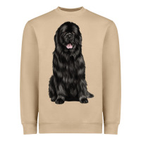 Mushroom newfoundland dog Heavyweight Sweatshirt - LillyAllenDesigns