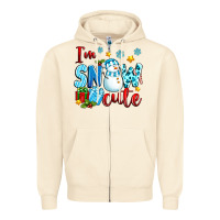 Sandshell i'm snow cute Zipper Hoodie - texasbilliewilder