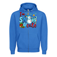 True Royal i'm snow cute Zipper Hoodie - texasbilliewilder