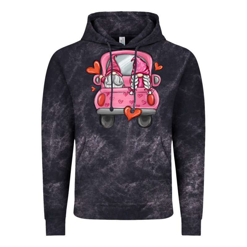 Valentines Day Gnome Truck Vintage Hoodie by MaliasSmallBusiness | Teevron