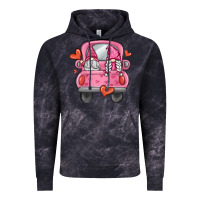 Cloud Black valentines day gnome truck Vintage Hoodie - MaliasSmallBusiness