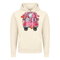 Vintage Artic valentines day gnome truck Vintage Hoodie - MaliasSmallBusiness