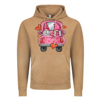 Vintage Camel valentines day gnome truck Vintage Hoodie - MaliasSmallBusiness
