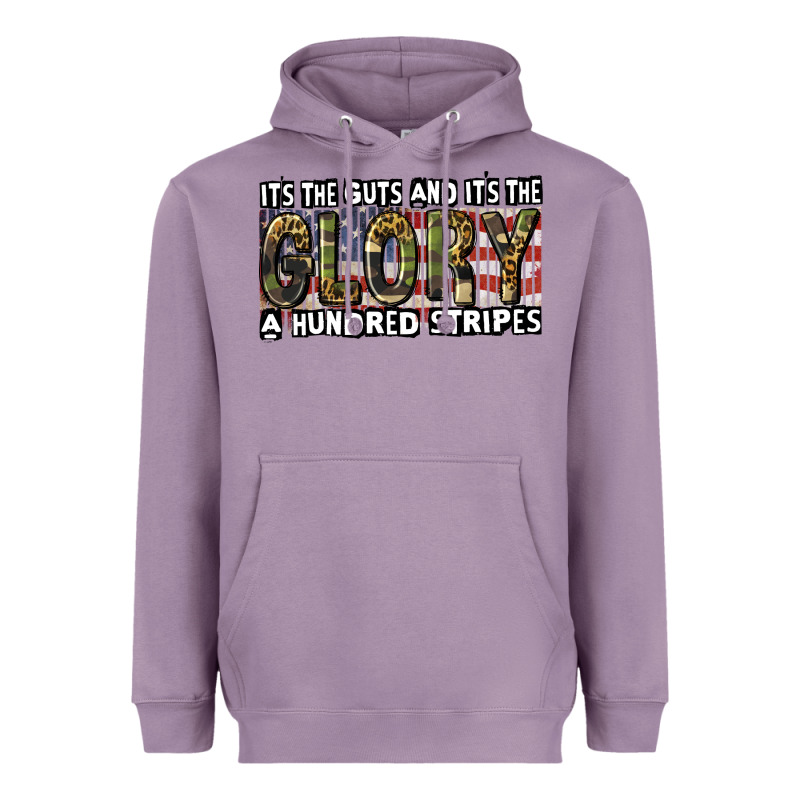 Its The Guts And Its The Glory 4th Of July Heavyweight Hoodie by CowGirlArtShop | Teevron