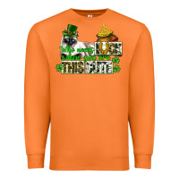 Carrot St. Patrick's cat who needs luck when you are this Premium Sweatshirt - CowGirlArtShop