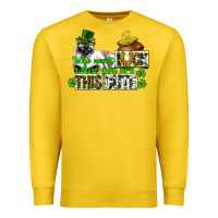 Lemon St. Patrick's cat who needs luck when you are this Premium Sweatshirt - CowGirlArtShop