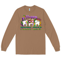 Toasted Coconut mardi gras celebration with teeth Long Sleeve Tee - LillyAllenDesigns