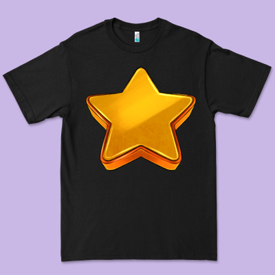 3d Golden Stars Premium Tee Designed By Adodesignshop