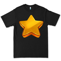 Black 3d golden stars Premium Tee - AdoDesignShop
