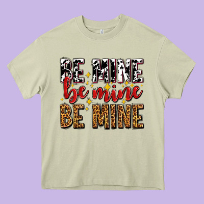 Be Mine Be Mine Be Mine Heavy Core Tee Designed By Adodesignshop
