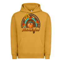 Pigment Peanut Butter thankful pumpkin rainbow Urban Hoodie - BundleAndBundleShop