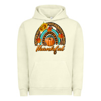 Pigment Pistachio thankful pumpkin rainbow Urban Hoodie - BundleAndBundleShop