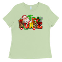 Matcha nurse with Christmas Ladies Tee - AdoDesignShop