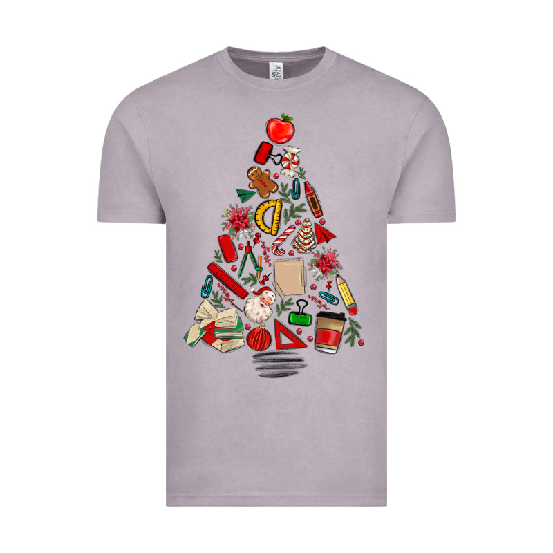 Teacher Christmas Tree Vintage Tee by MaliasSmallBusiness | Teevron