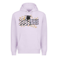 Lilac 2024 motivated educated graduated Premium Hoodie - CowGirlArtShop
