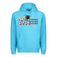Ocean Blue 2024 motivated educated graduated Premium Hoodie - CowGirlArtShop