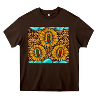 Chocolate Brown our lady of guadalupe Heavy Core Tee - JahusDesignShop