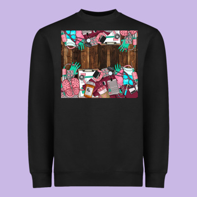 Custom Name Heavyweight Sweatshirt Designed By Lillyallendesigns