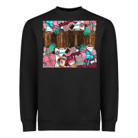 Black custom name Heavyweight Sweatshirt - LillyAllenDesigns