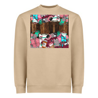 Mushroom custom name Heavyweight Sweatshirt - LillyAllenDesigns