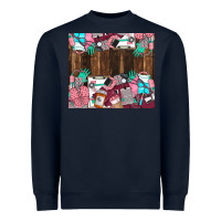Navy custom name Heavyweight Sweatshirt - LillyAllenDesigns