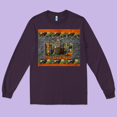 Western Dad The Great Hunter Long Sleeve Tee Designed By Lillyallendesigns