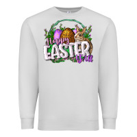 Dove Grey happy easHappy Easter y'all Easter Day Premium Sweatshirt - CowGirlArtShop