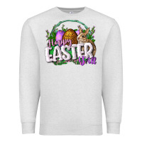 Oatmeal Heather happy easHappy Easter y'all Easter Day Premium Sweatshirt - CowGirlArtShop