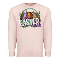 Pale Pink happy easHappy Easter y'all Easter Day Premium Sweatshirt - CowGirlArtShop