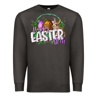 Happy Eashappy Easter Y'all Easter Day Premium Sweatshirt | Teevron