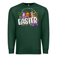 Sports Green happy easHappy Easter y'all Easter Day Premium Sweatshirt - CowGirlArtShop