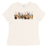 Bone skeleton coffee cups Ladies Tee - Jasminsmagicworld