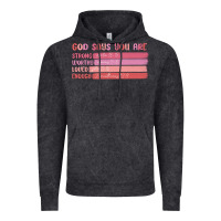 Vintage Black god says you are Vintage Hoodie - MaliasSmallBusiness