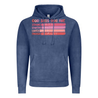 Vintage Denim god says you are Vintage Hoodie - MaliasSmallBusiness