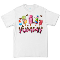 White yummy Premium Tee - AdoDesignShop