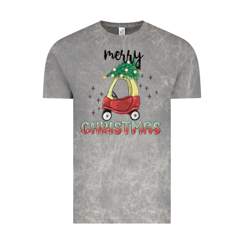 Merry Christmas Kids Car Vintage Tee by MaliasSmallBusiness | Teevron